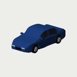 Car, three-quarter